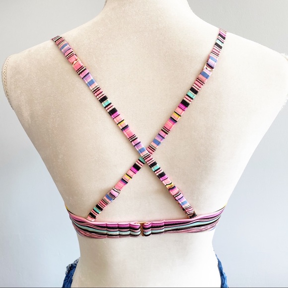 Victoria’s Secret | striped bikini top multi color - Picture 7 of 12